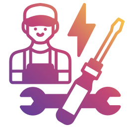 Electrical mechanic icon