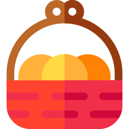 Food basket icon