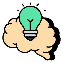 Creative mind icon