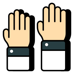 Hand gesture icon