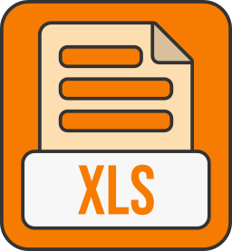 Xls file format icon