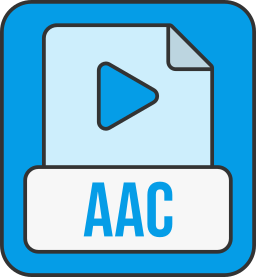 Aac file format icon