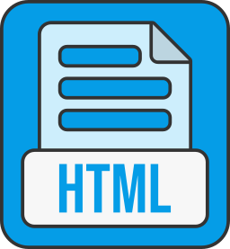 Html file format icon