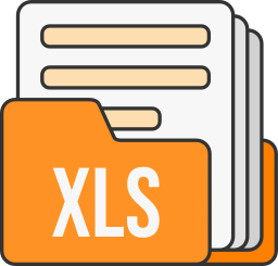 Xls file format icon