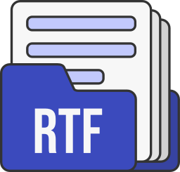 format de fichier rtf Icône