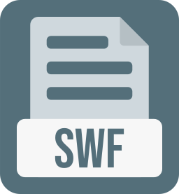 format de fichier swf Icône