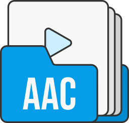 format de fichier aac Icône