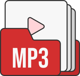 format de fichier mp3 Icône