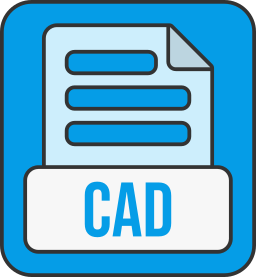 Cad file format icon