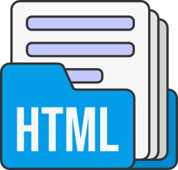 formato file html icona