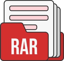 Rar file format icon