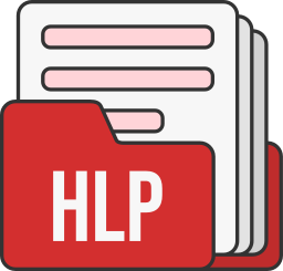 Hlp format icon