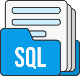 formato de arquivo sql Ícone