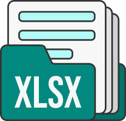 formato file xlsx icona