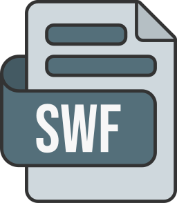 formato de arquivo swf Ícone