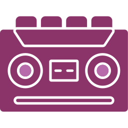 Cassette recorder icon