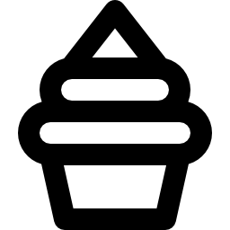 Frozen yogurt icon