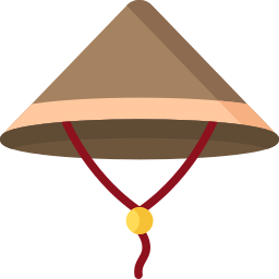 Bamboo hat icon