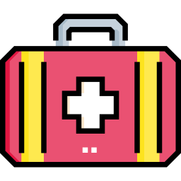 First aid kit icon