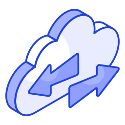 Cloud transfer icon