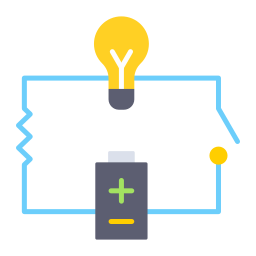 Electrical circuit icon