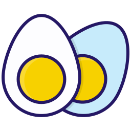 Boiled eggs icon