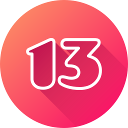 número 13 Ícone