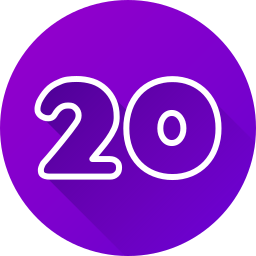 número 20 Ícone