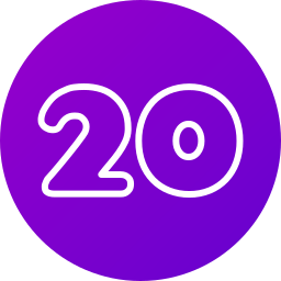 número 20 Ícone