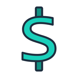 Dollar sign icon