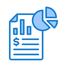 Financial report icon