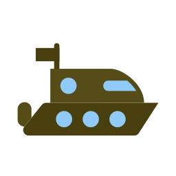 Speed boat icon