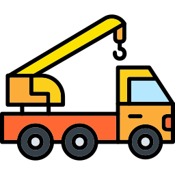 Crane truck icon