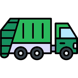 Garbage truck icon