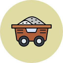 Mining cart icon