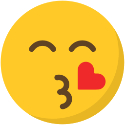 kus-emoji icoon