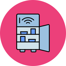 Smart refrigerator icon