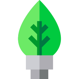 Green energy icon