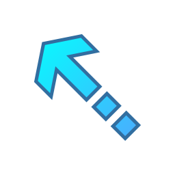 Up left arrow icon