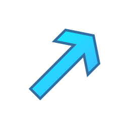 Up right arrow icon