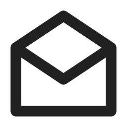 Open mail icon