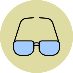 lunettes Icône