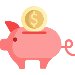 Piggy bank icon