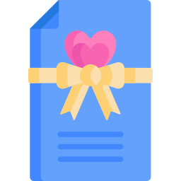 Wedding invitation icon