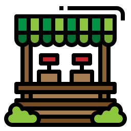 Street shop icon