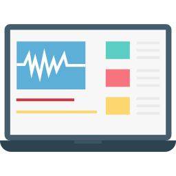 ordinateur portable d'hôpital Icône