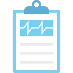 rapport médical Icône