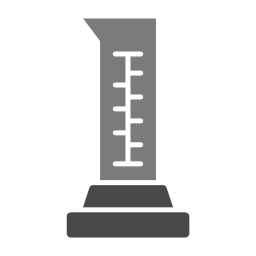 cilindro graduato icona