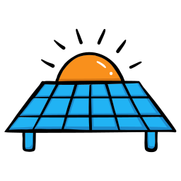 Solar energy icon