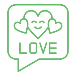 Love message icon